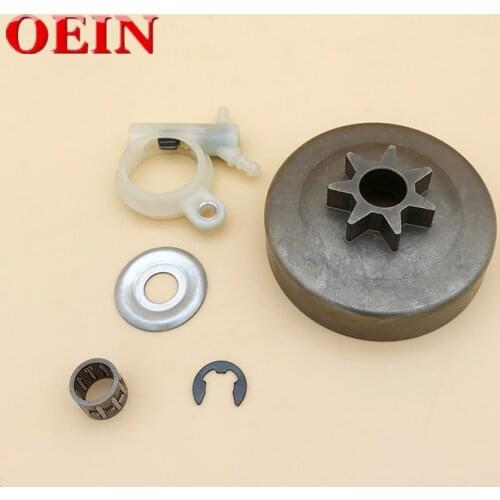 .325 7 Teeth Clutch Drum For Stihl MS251 MS 251 Washer E-clip Oil Pump Chainsaw Replacement Spare Parts