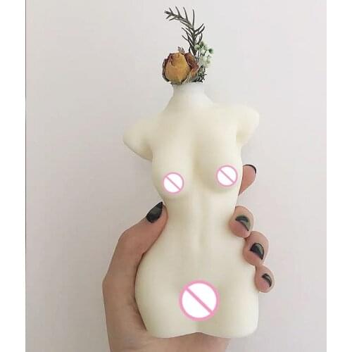 3D Body Candle Mold Silicone Wax Mould Male and Female Design Art Fragrance Candle Making Soap Chocolate Cake Decorating