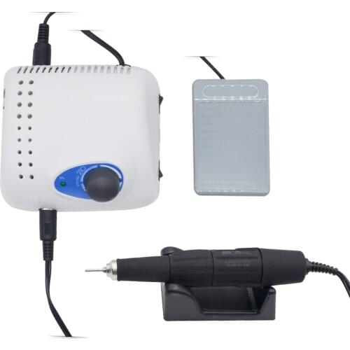 Strong 210 105L 65W 35000RPM Electric Manicure Machine Low Noise Nail Drill Machine Nail File Bit Nail Art Equipment