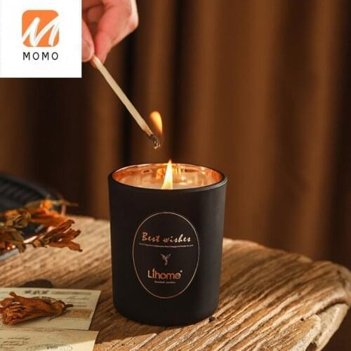 Essential Oil Aromatherapy Candle Home Bedroom Long-Lasting Romantic Smoke-Free Incense Niche Fragrance Soy Wax