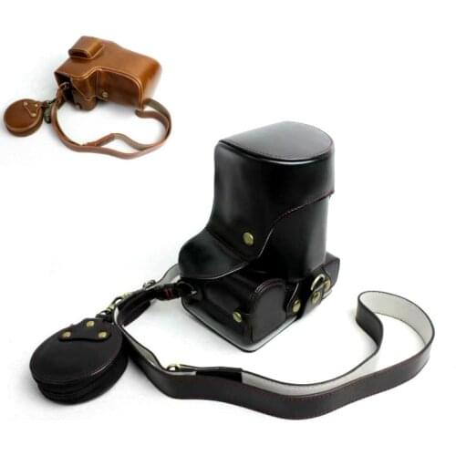 PU Leather case Camera bag cover For Sony ILCE-9 A9 A7III A7RM3 A7RIII A7RM4 A7RIV portable shell pouch With Battery Opening