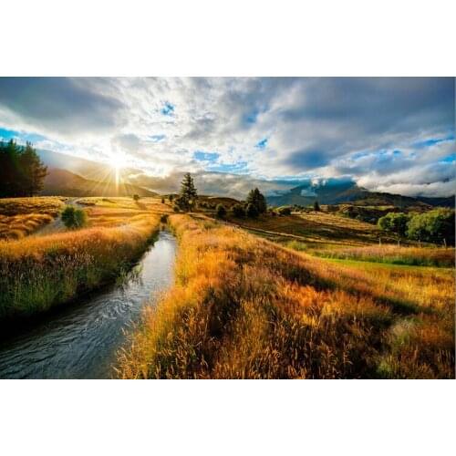 Mountain top sunrise The wooden puzzle 1000 pieces ersion jigsaw puzzle white card adult childrens educational toys