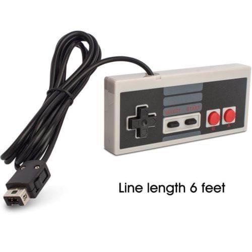 Game Controller Gamepad Joystick with 1.8m Extend Cable for NES Classic Edition Mini for Wii Console