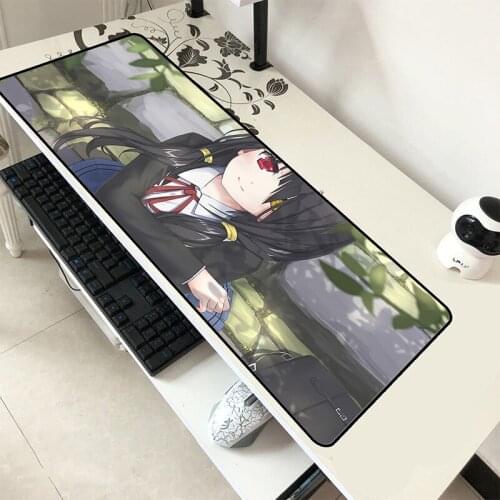 DATE A LIVE Mouse Pad Cute Pad To Mouse Computer Mousepad Gift Gaming Padmouse Gamer Laptop 900x400x2mm Mass Pattern Mouse Mat