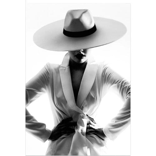 5d DIY Full Diamond Painting Fashion sexy woman Cross Stitch Rhinestones Black and white art Home Decor Handicrafts gift P131