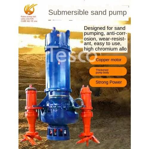Sand pump sand pump river bottom large submersible slurry pump wear resistant chrome alloy sand pump mining 3 "6"