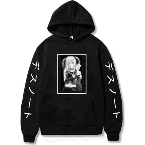 Death Note Sweatshirt Women Men Hoodies Harajuku Hoodie Streetwear Fashion Causal Comfortable Long Sleeve Clothes 2021