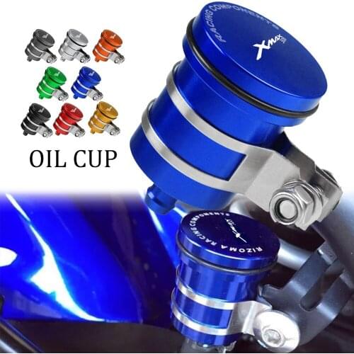FOR YAMAHA XMAX300 XMAX 300 XMAX-300 ALLYEAR Universal Motorcycle Aluminum Alloy Brake Fluid Reservoir Clutch Tank Oil Fluid Cup