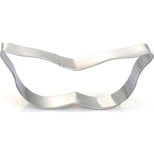 Party Dance Mask Cookie Mold Cookie Cutter Stainless Steel Fondant Cutter Baking Cookie Mold Biscuit Mould Cookie Printing Tools