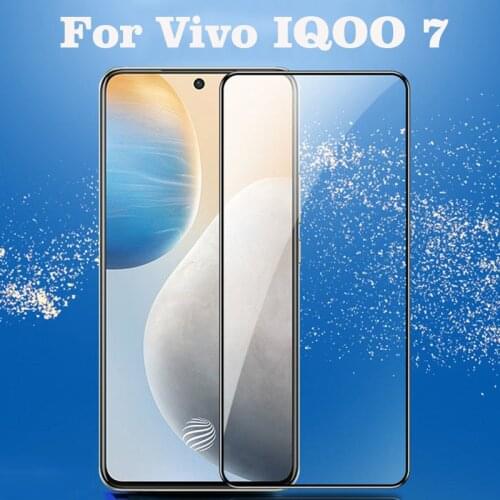 10PCS/Lot 3D Full Glue Tempered Glass For Vivo IQOO 7 Full Cover High Quality 9H film Screen Protector For Vivo IQOO 7