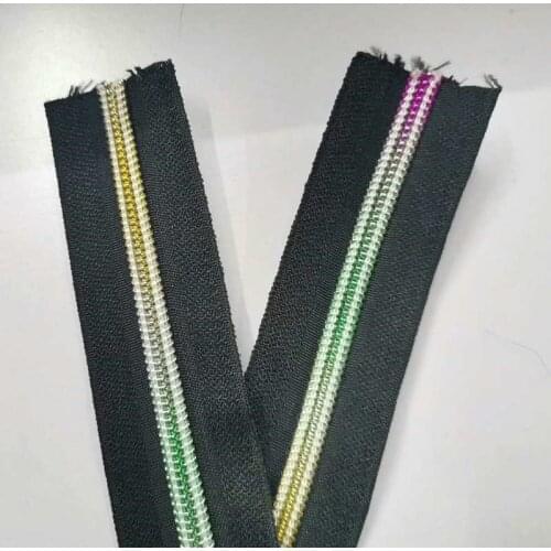 5 Yards 5# Nylon Zipper For DIY Sewing Craft Clothing Supplies Open-End Zippers Sports Coat Bag Pants Accessories