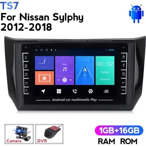 8inch 1280*720 HD Android Car dvd radio multimedia Player for Nissan Sylphy B17 Sentra 2012 2013-2017 support carplay BT SWC