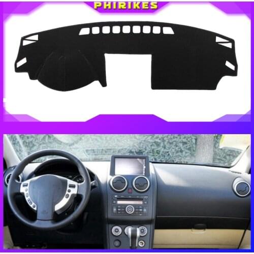 Car Dashboard Cover Mat Pad Dashmat Sun Shade Instrument Carpet Car Accessories For Nissan Qashqai J10 Rogue 2006 2007 2008-2013