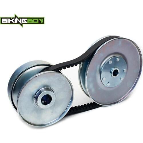 BIKINGBOY 40 Series Go Kart Pulley 1" Driver Clutch 3/4" Driven Clutch 7/8" Belt 8-18hp Engines 1600-3300 RPM Torq-A-Verter