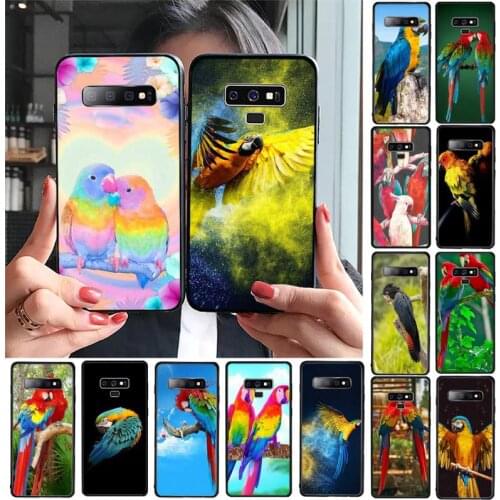 YNDFCNB Cute parrot Phone Case For Samsung Galaxy A30 A20 S20 A50S A30S A71 A10 A10S A7 A8 A6 plus Cases