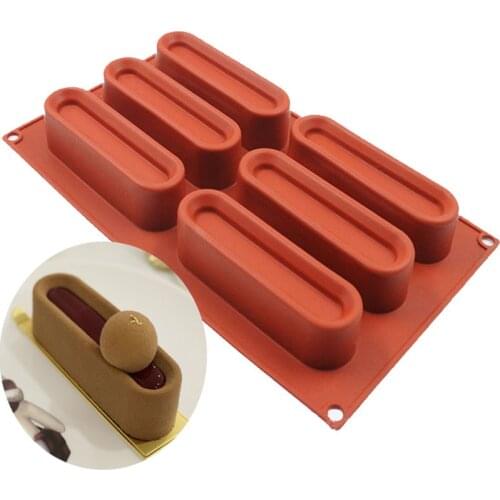 Mousse Mold Silicone Food Strip Shaped Cake Tray DIY Mousse 4Style Series Cake Decoration Tools for Cakes Bakeware