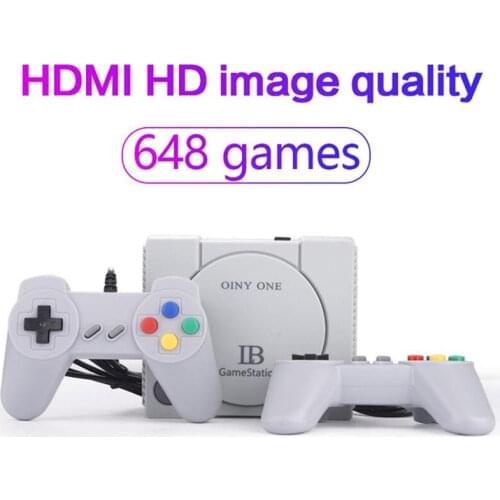Gamepad 2 mini double game console HD HDMI 8 16-bit TV games console 648 games support TF card download for home entertainment