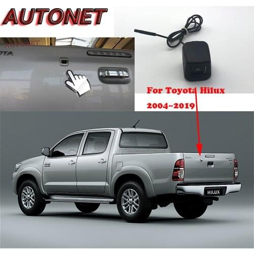 AUTONET Backup Rear View camera For Toyota Hilux 2-door pickup truck (Single Cab and Xtra Cab) Night Vision/Back Reverse Hole