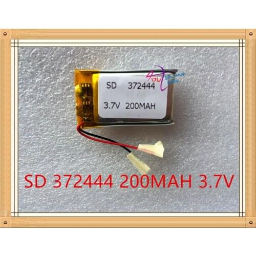 Liter energy battery 3.7V lithium Tablet polymer battery 372444 200MAH MP3 MP4 navigator tachograph battery