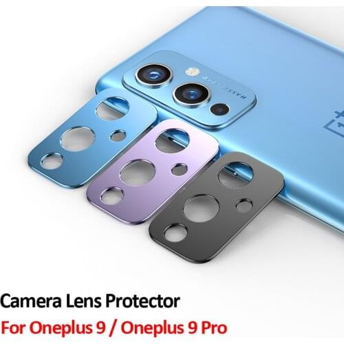 Metal Camera Lens Protector for Oneplus 9 Pro Camera Protection Ring Cover for Oneplus 9 One plus 9 Pro Rear Lens Cover Funda