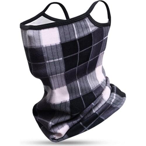 New Winter Riding Mask Wind And Cold Protection Triangle Scarf Anti-smog Scarf Plus Velvet Mask Ski Warmth Face Protection