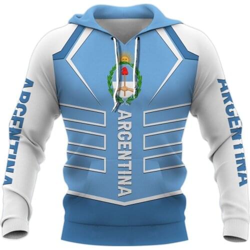 PLstarCosmos 3DPrint Newest Argentina Sport Country Flag Unique Men/Women Cozy Hrajuku Casual Streetwear Hoodie/Zip/Sweatshirt 1