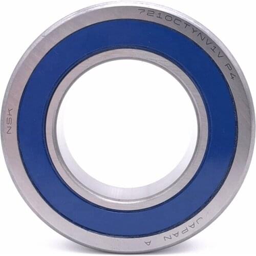 NSK Brand 1Pcs 7005 7005C 2RZ P4 DB A 25x47x12 25x47x24 Sealed Angular Contact Bearings Speed Spindle Bearings CNC ABEC-7