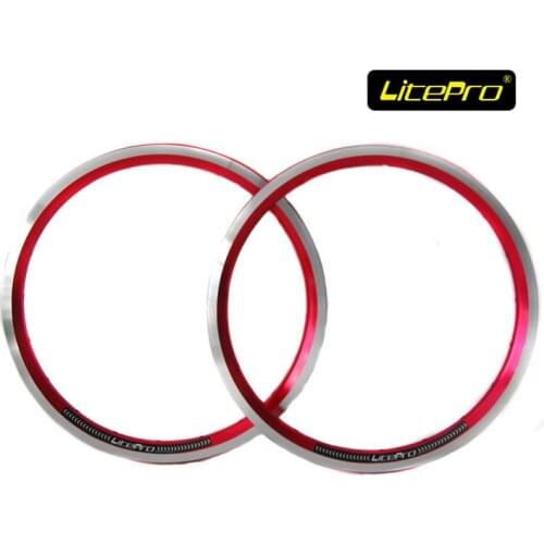 1 Pcs Litepro K-Fun Bike 305 16 Inch Double-Deck Rim 20H/28H Folding Bike BMX Rim Bicycle Parts