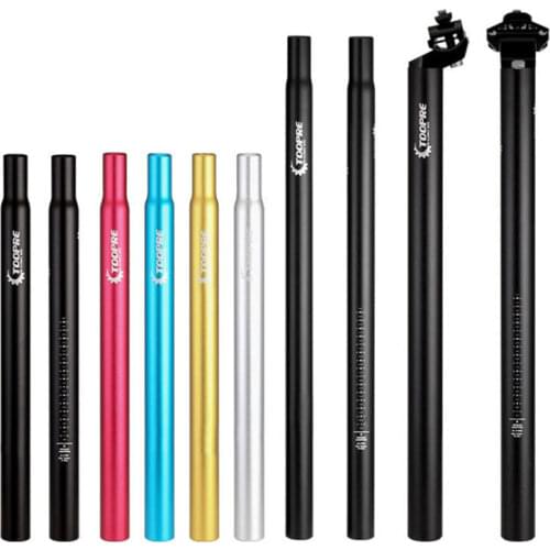 2020 NEW 1 Pc 24 Styles Metal Bicycle Seatpost MTB Road Mountain Bike Aluminum Seat Post Seat Tube Bicycle Parts