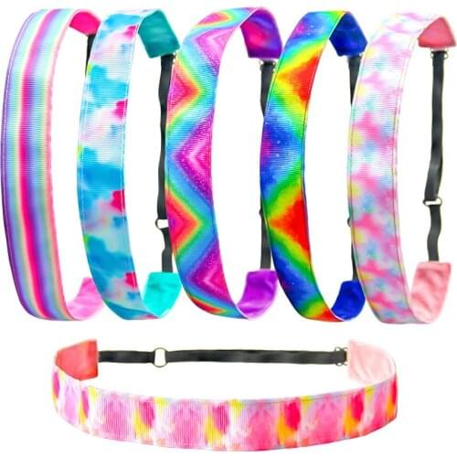 2021 New Fashion Color Does Not Hurt Hair Sweat-absorbent Sports Yoga Elasticity Headband for Women Girl Accessories Headwear