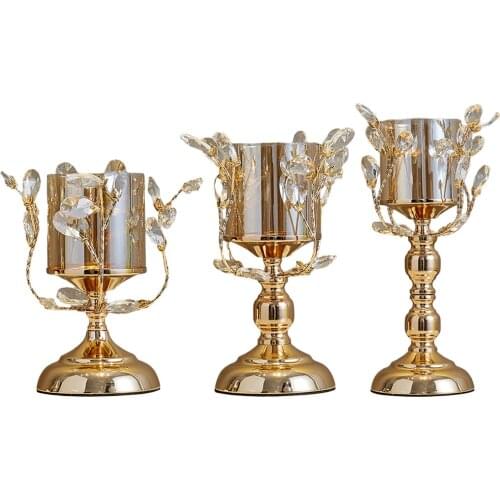 Modern Candle Holder Candelabra Elegant Candlestick Home Office Ornaments