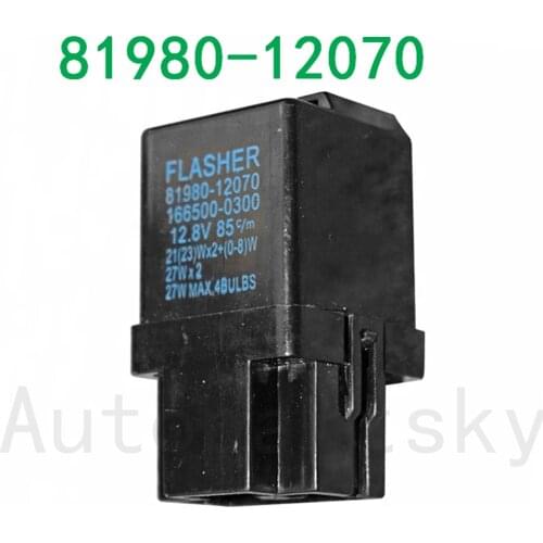 High Quality 3 Prong Relay 81980-12070 Flasher Turn Signal Hazard For Toyota Sienna Lexus 8198012070 166500-0300 1665000640