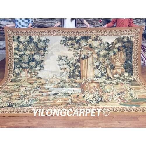 Yilong 7.3'x10.2' New gobelin picture tapestry hand made big aubusson tapestry for wall deco (Au42-7.3x10.2)