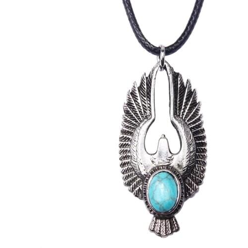 Fashion Long Chain Flying Eagle Necklace Women Jewelry Trendy Hawk Wing Pendant Necklace Men Jewelry lancuszki ketting