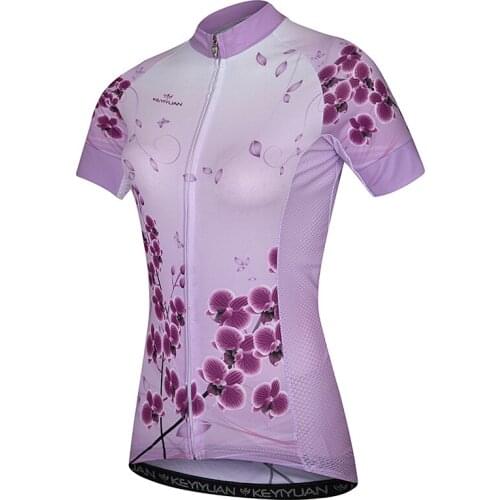 KEYIYUAN2017 riding a bike summer short-sleeved lady clothes mountain bike riding shirt sunscreen breathable outdoor sportswear