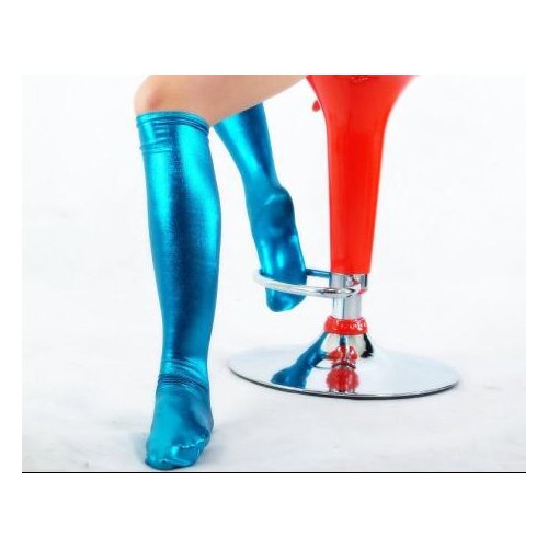 Womens sexy short Stockings Shiny Metallic color Thighs Under the knee Foot cover sleeve Socks