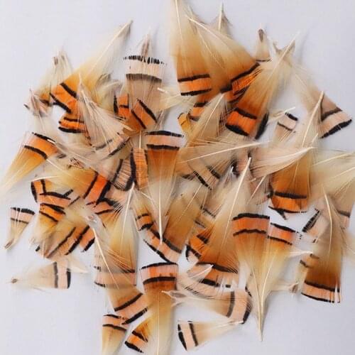 100Pcs/Lot Natural Pheasant Feathers for Crafts 3-7cm/1.5-3inch Wedding Feathers Decoration Feathers for Jewelry Making Plumas
