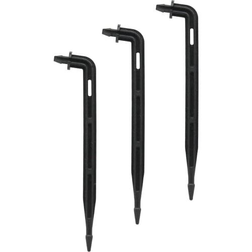 300 Pcs 3mm Bend Arrow Dripper Garden Farm Micro Drip Irrigation Emitter 3/5mm Hose Interface Sprinklers