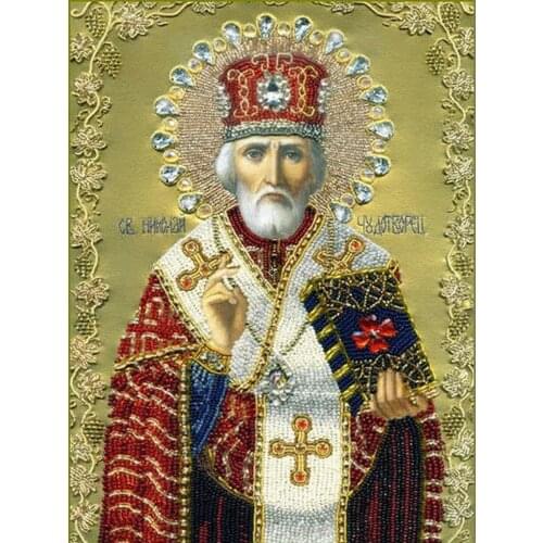 5D DIY Crystal Diamond Painting Virgin Religious Round Diamond Embroidery Home Decoration Christmas Gift