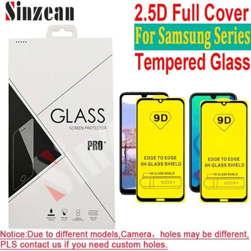 9D 100pcs For Samsung M31/M21/M11/A70S/A40S/A30S/A20S/A10S/M30S/Note 10 lite 2.5D Full Glue Full Cover Tempered Glass