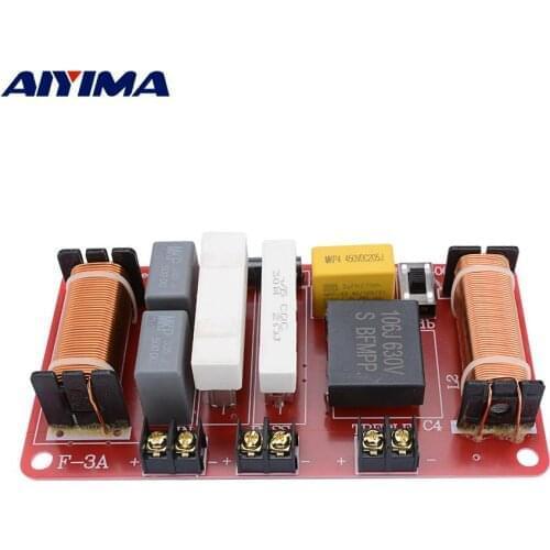 AIYIMA 400W Speaker Frequency Divider Tweeter Bass 2 Way Crossover Audio Stage KTV Professional Sound Speaker Crossover Fliter