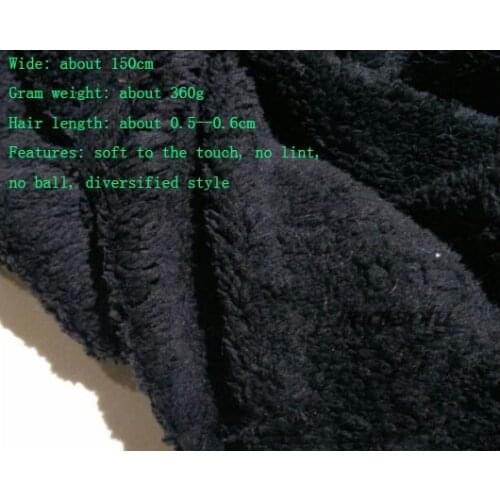 Lamb velvet cotton velvet super warm blanket Clothing lined with plush fabric