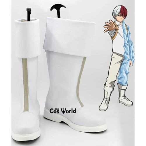 My Hero Academia Boku No Hero Academia Shouto Todoroki Anime Customize Cosplay Shoes Boots