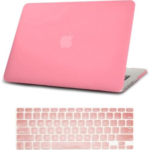 For Apple MacBook Air 13/11 Inch/Pro 13/15 Inch Laptop Case Hard Shell Protective Shell + Keyboard Cover