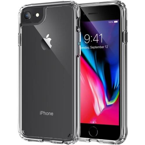 For iPhone SE 2020,for iPhone 7/7 Plus/8 8 Plus Case,WEFOR Shockproof Bumper Cover Anti-Scratch Clear Back HD Clear