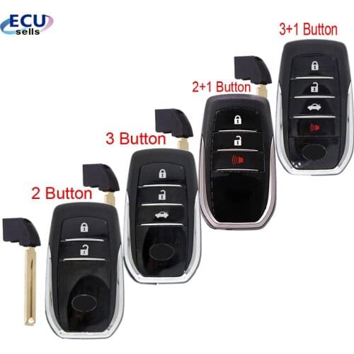 2/2+1/3/3+1 Button Smart Remote Key Case shell For Toyota Camry Southeast Asia 2015-2018 With TOY12 Small Key