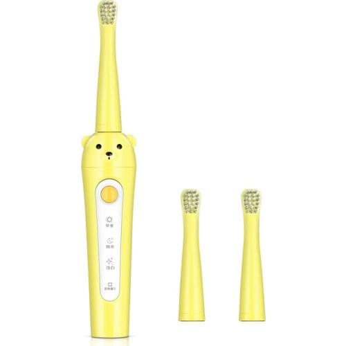 Children Sonic Electric Toothbrush for 3-12 Ages With 2 Free Tooth Brush Heads Sonic Kids Tooth Brush USB Charge Smart Timer