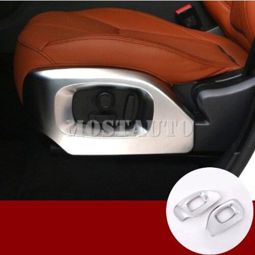 For Land Rover Range Rover L405 Vogue 2X Car Seat Button Frame Trim Cover 2013-2017 Car Accessories Interior