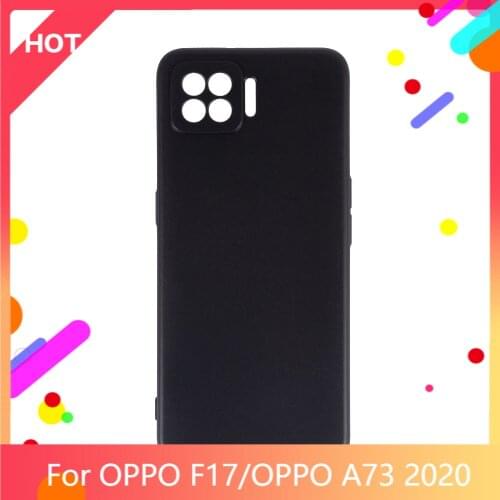 F17 Case Matte Soft Silicone TPU Back Cover For OPPO A73 2020 Phone Case Slim shockproof