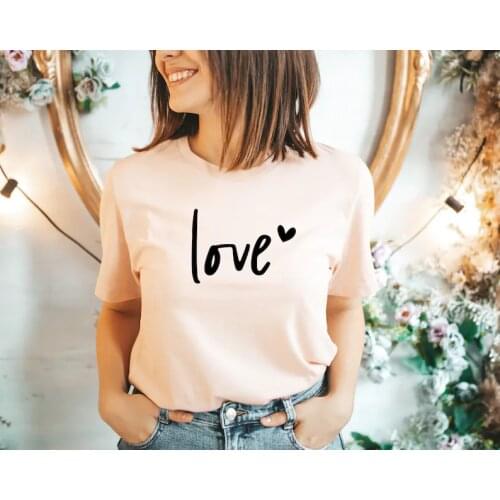 Love T-Shirt Valentines T-Shirt, Heart Tshirt Valentines Gift For Her Womans Tee Mother Gift Mum T-Shirt Valentines Tee